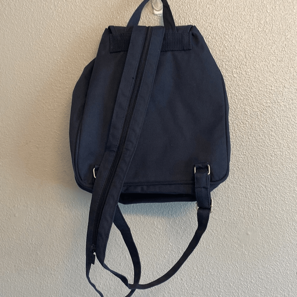 Classic navy blue mini vintage 90’s backpack | eBay