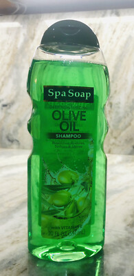 Spa Soap Deep Moisturizing Olive Oil Shampoo with Vitamin E 20 oz/591ml