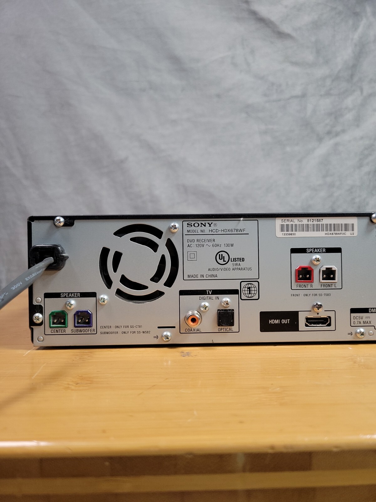 Sony DVD Home Theatre System DAVHDX576WF Unit No Remote TESTED eBay