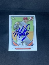 Matt Imhof 2014 Bowman Draft #DP45 Philadelphia Phillies Autographed Signed Card