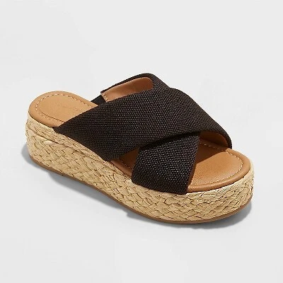 Universal thread wedge sandals clearance