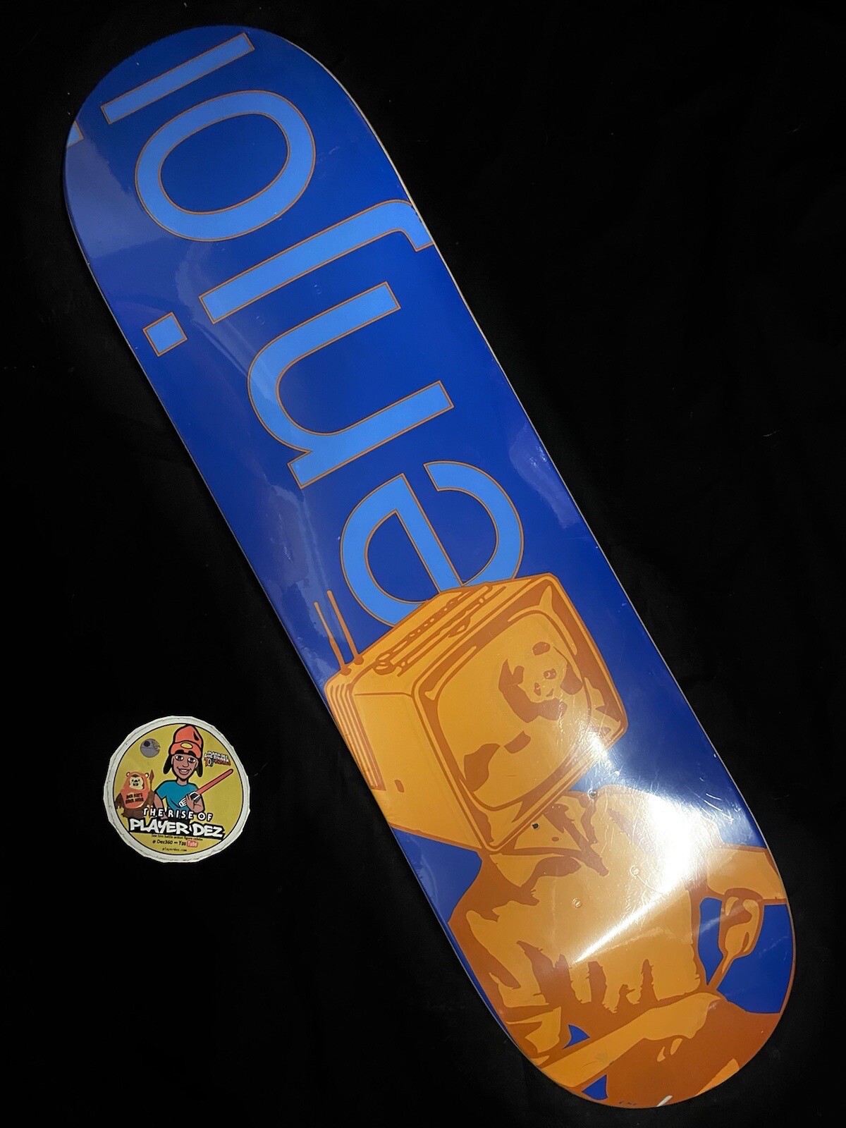 RARE Enjoi TV Dinner TimeSkateboard Deck Vintage In Shrink