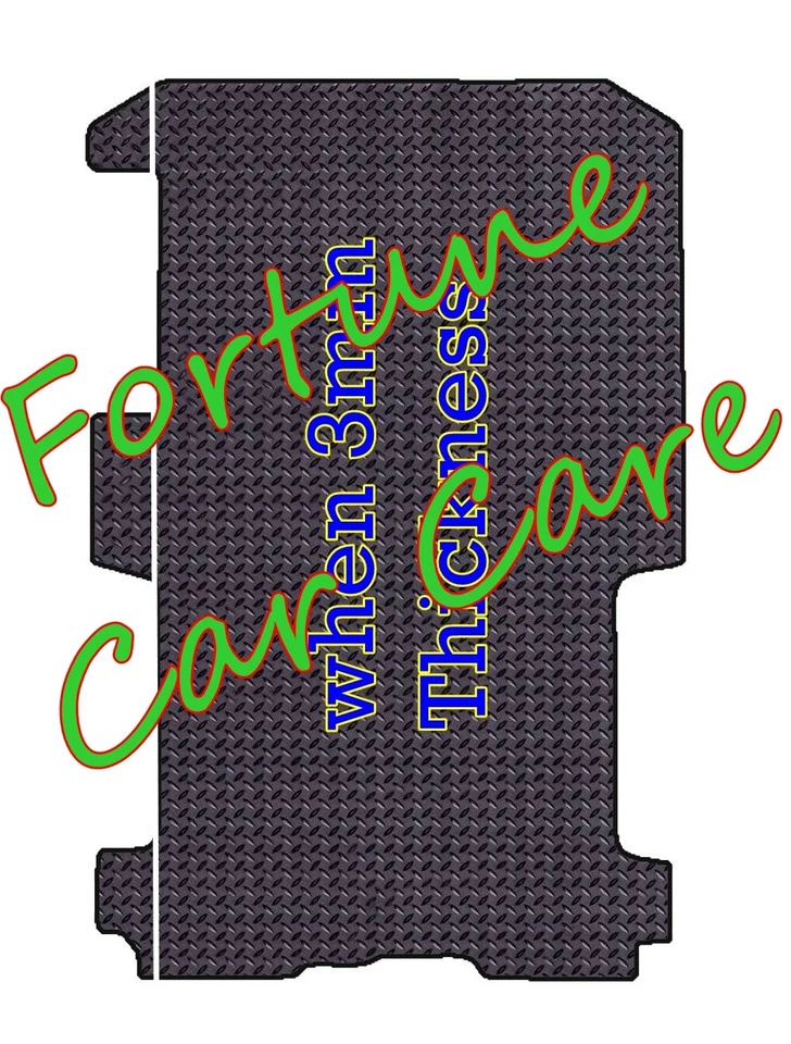 ALFOMBRA DE GOMA A MEDIDA PARA RENAULT TRAFFIC/VAUXHALL VIVARO SWB 2014-ON en 3 y 5 mm Foto 2 de 4