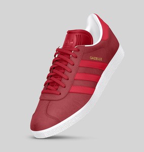 adidas gazelle rojo mujer