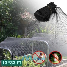 13x33FT Mesh Anti Bird Netting Soccer Baseball Game Poultry Fish Net Heavy Duty