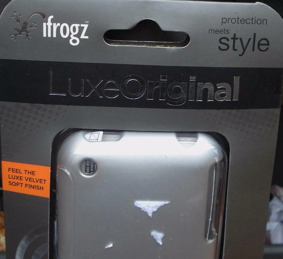 iFrogz Luxe Original - iPhone 3G/3GS - NUEVO EN PAQUETE Terciopelo Acabado Suave Foto 2 de 4