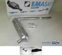 Imasaf Auspuff Mitteltopf für Lancia Beta Coupe+Spider 1300 1600 1800 1974-1979