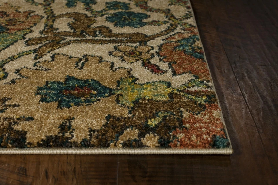 Небольшой марокканский ковер KAS Rugs Casablanca богемное дерево - серый/синий 2 фута 7 дюймов x 8 футов RU - Изображение 2 из 4