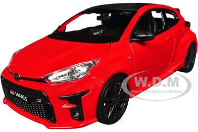 2021 TOYOTA GR YARIS RED 1/24 DIECAST MODEL CAR BY MAISTO 32909 | eBay