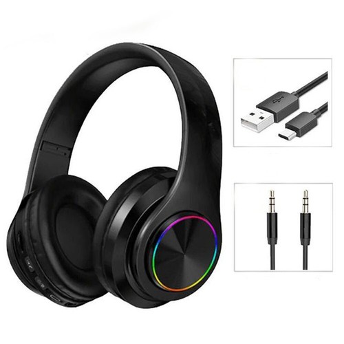 Funkkopfhörer Stereo On Ear Kabellos Kopfhörer Bluetooth 5.0 für Phone PC TV MP3 - Bild 18 von 19