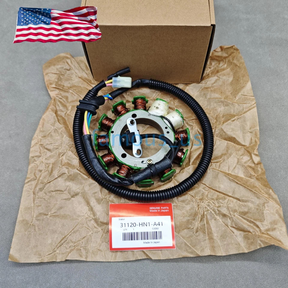 STATOR FOR HONDA 1999-2008 TRX400EX SPORTRAX 2009-2014 TRX400X 31120-HN1-A41 OEM - Image 4 of 4