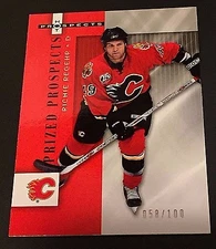 RICHIE REGEHR  2005-06 Hot Prospects Hockey RED HOT Rookie Parallel SP #d /100 