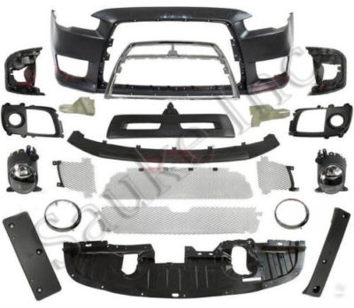#ad #ad replacement for 2008 17 Lancer Evolution EVO GSR Bumper Set Kit MI1000320 $719.83