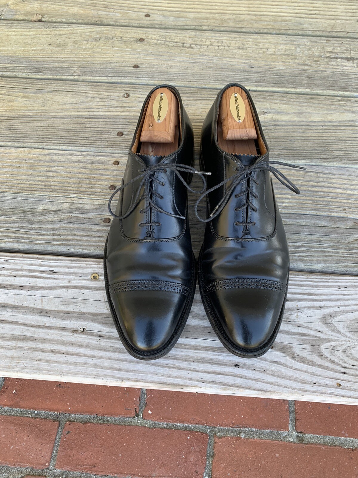 Alden Black Shell Cordovan Captoe 