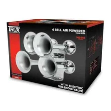 NEW TRUX Compact 4-Bell Train Air Horn 140-145 DBS- Model Number THORN-2, 46152