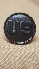 WWI US Collar Disk, "French Made", "Theater made" variation #2