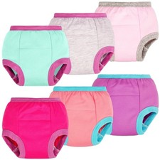 Toddler Training Pants, Soft Cotton Absorbent Training Underwear for Baby Boy...
