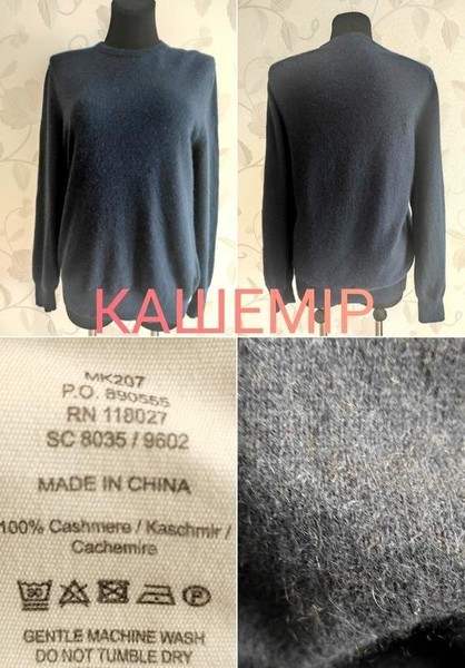 Women Boden Sweater Black Cashmere L