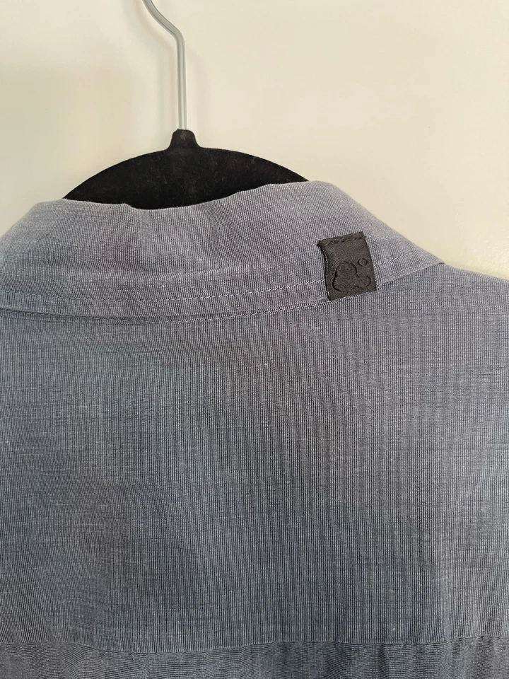 Ambiguous Men’s long Sleeve Button Down Shirt , XL, Blue - Image 4 of 4