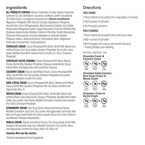 Meal Replacement Shake, Variety Pack, 15g Protein, 24 Vitamins & Minerals, Gl... - Picture 6 of 9