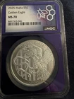 2025 Golden Eagle Malta Silver .999 One Ounce MS-70 NGC Graded Coin -