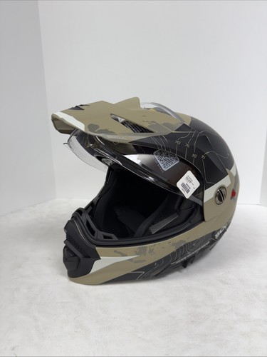 Scorpion EXO-AT960 Topographic Helmet Black/Sand Large - Picture 3 of 10