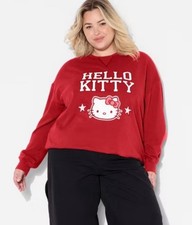 Red Hello Kitty Sweatshirt XS-XXL 