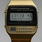 Seiko Calculator Alarm With Seiko Calculator Pen 33mm Watch C359-5019