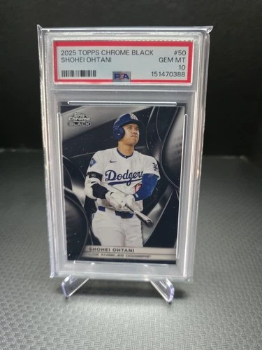 2025 Topps Chrome Black - Shohei Ohtani #50