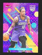 2025-26 Topps Finest #85 DeMar DeRozan Common Purple Xfractor 021/150 Kings