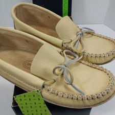 Bastien Indigenous Craftsmanship Mens Leather Mocassins Slippers Size9 Style 72