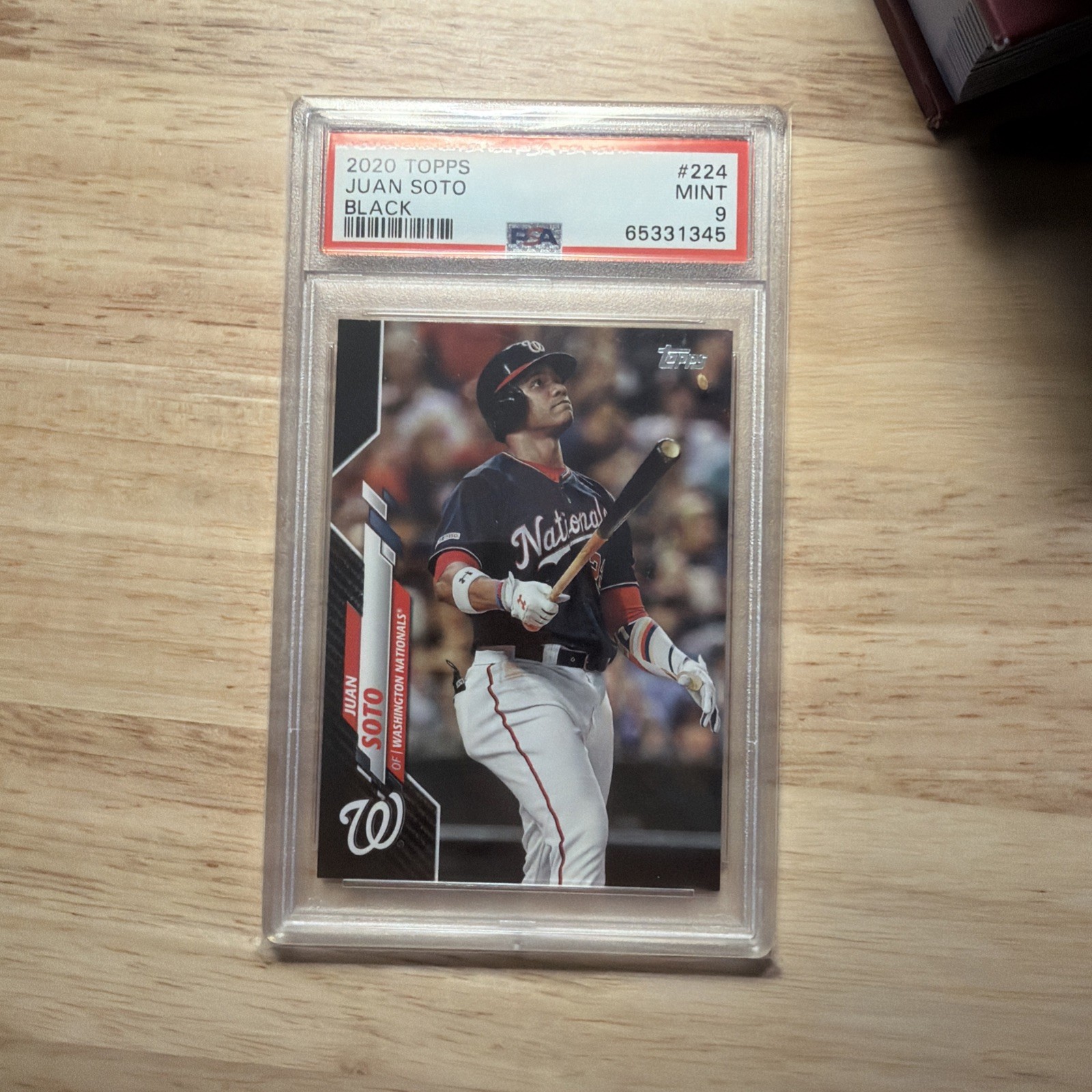 2020 Topps - Juan Soto #224 Black /69 PSA 9