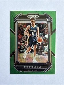 2022-23 Panini Prizm Dyson Daniels Green Prizm RC Hawks Pelicans #233