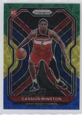 2020-21 Panini Prizm Choice Blue Yellow & Green Prizm Cassius Winston #275 03rx