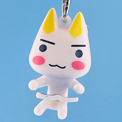 Doko Demo Issho Inoue Toro Mini Figur Schlüsselanhänger Sony Katze Japan...