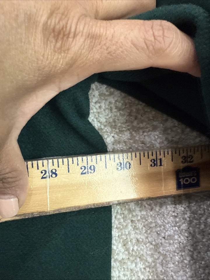 De Colección Polo Ralph Lauren Para Hombres Talla Grande Verde Lana Con Capucha Palanca Abrigo Chaqueta EE. UU. Foto 4 de 4