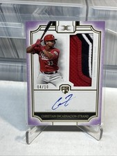 Christian Encarnacion Strand 2024 Topps Definitive Auto Jersey Relic RC 04/10