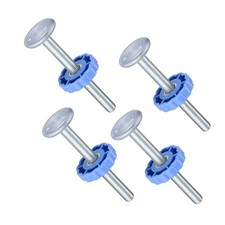 Extra Long 8MM Baby Gate Threaded Spindle Rods - Safe Wall-Mounting Kit, 4 Pcs