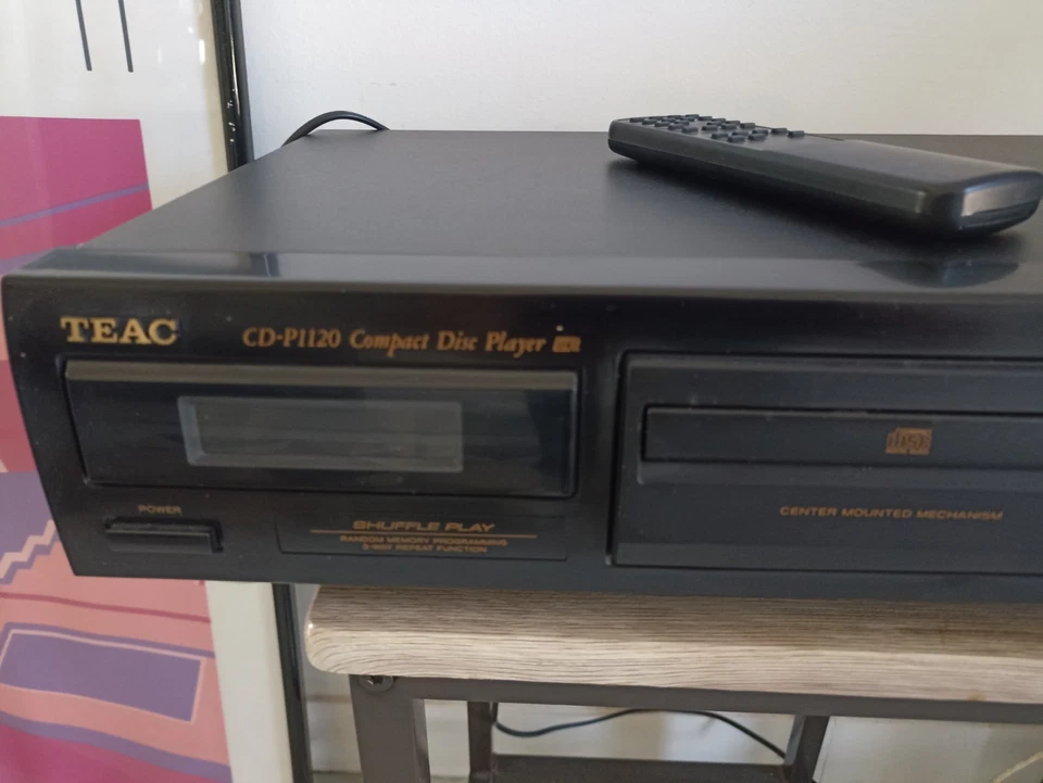 LETTORE CD E TELECOMANDO TEAC CD P1120 RARO - Imagen 2 de 4