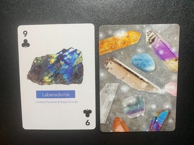 Swap Playing Card    Laberadorite    CRYSTAL HEALING CARD
