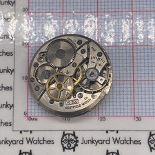 Vintage Westfield 7 Jewels Watch Movement Repairs Parts Watchmaker Swiss 10 ZCC