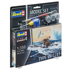 Revell 1/350 German Submarine Type VII C/41 Model Set