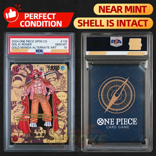 PSA 10 2024 ONE PIECE GOLD MANGA ART #OP09-118 S-Chinese GOL D. ROGER