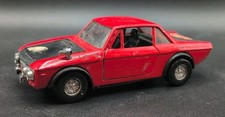 Vintage Lancia Fulvia 1600HF Rally Montecarlo Rosso Polistil S-8 1/25