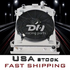 Aluminum 3 Rows Radiatorshroud Fan For 1932 Ford High-boy With Hot Rod Chevy V8 Aluminum 3 Rows Radiatorshroud Fan For 1932 Ford High-boy With Hot Rod Chevy V8