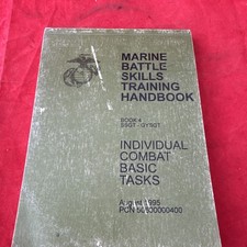 Marine Battle Skills Training Handbook Book 4 1995 Military Individual Combat