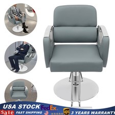 Barber Chair Hair Salon Chair Heavy Duty Hydraulic Pump Stylist Chair Adjustable