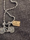 Vintage Bicycle Charm Necklace — photo 3