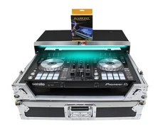 ProX Cases XS-DDJSR2LT LED Flight/Road Case for Pioneer DDJ-SR2 w/Shelf & LEDKit
