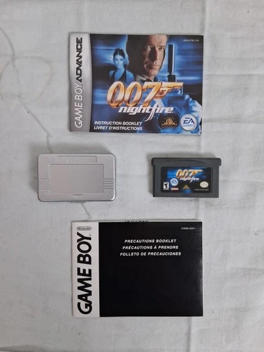 007: NightFire With Manual (Nintendo Game Boy Advance, 2003) GBA Authentic